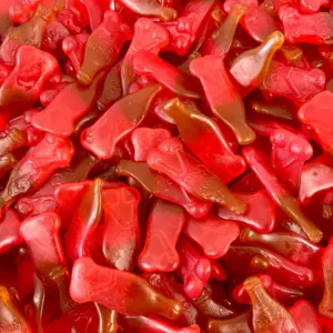 Jelly Cherry Cola Bottles (Vegetarian)