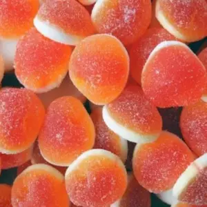 Jelly Filled Fizzy Peaches (Halal, GF)