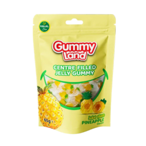 Gummy Land Jelly Filled Pineapple 65g