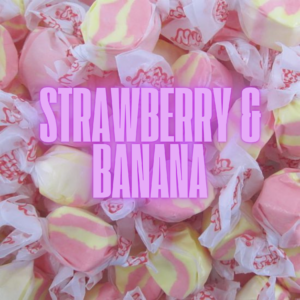 Strawberry & Banana Salt Water Taffy 100g