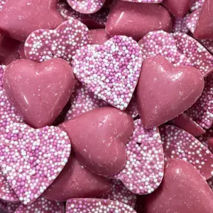 Pink Jazzie Hearts 100g