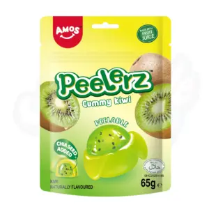 Amos Peelerz Gummy Kiwi Bag 65g